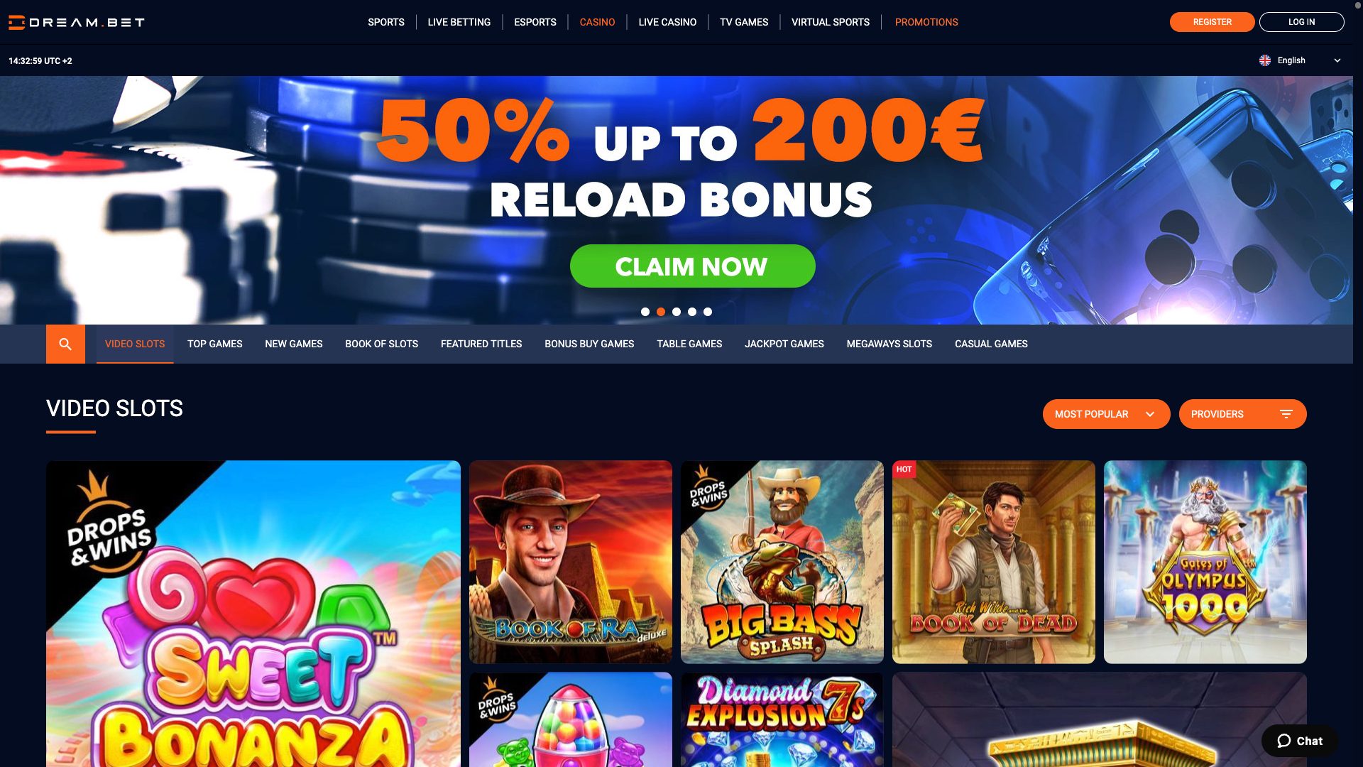 Dream.Bet Casino Screenshot