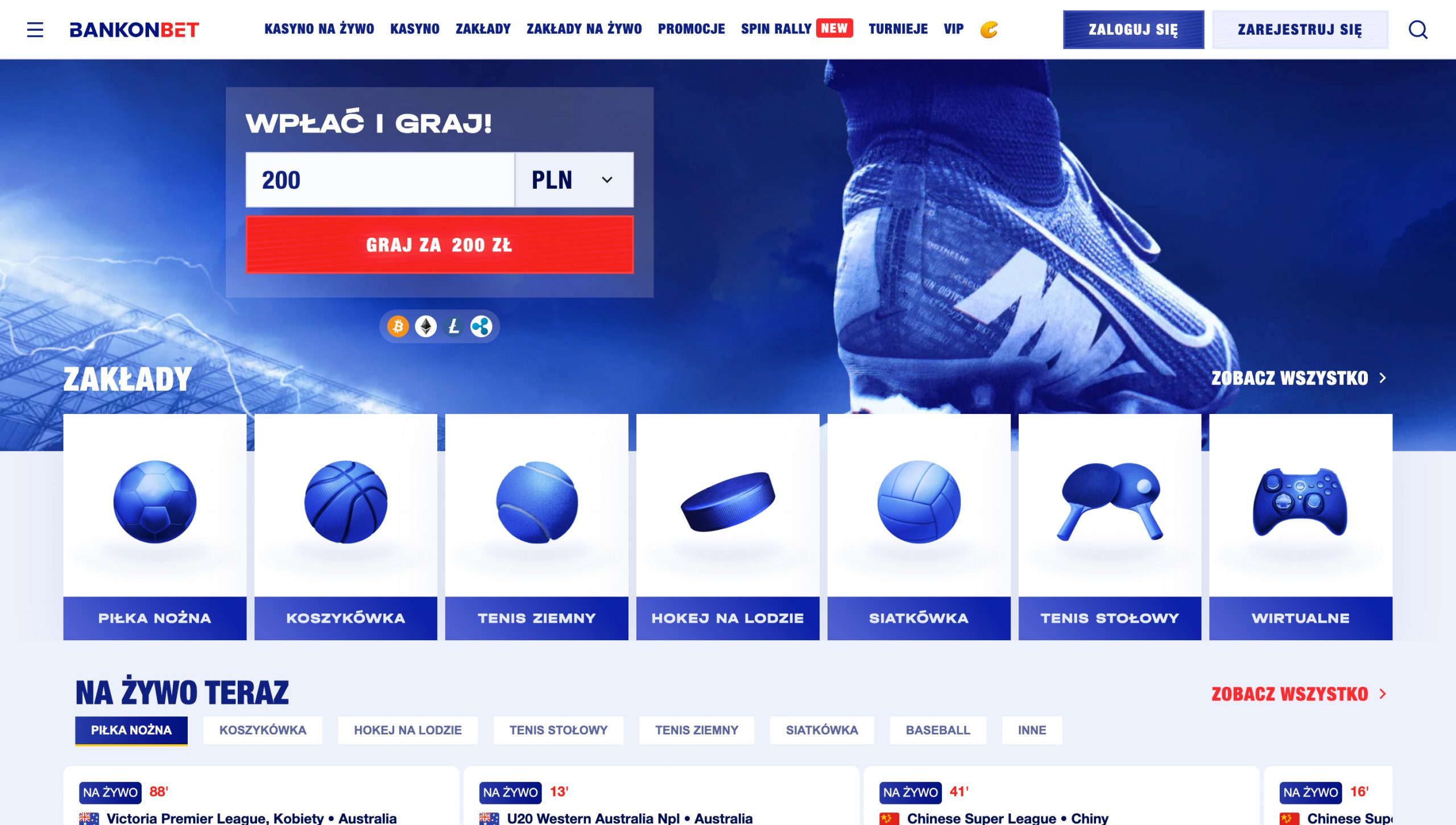 BankonBet Casino Screenshot