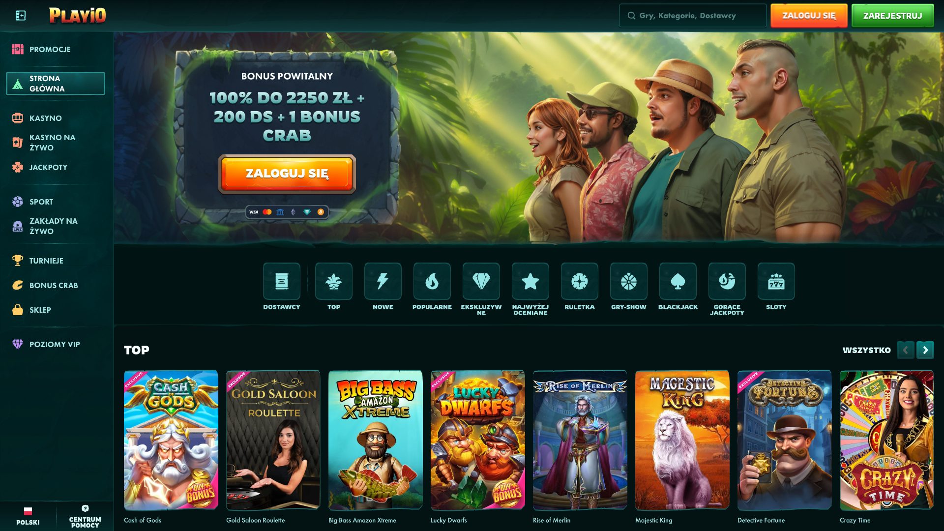 PlayIO Casino Screenshot