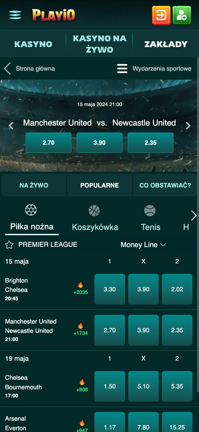 PlayIO Casino Screenshot