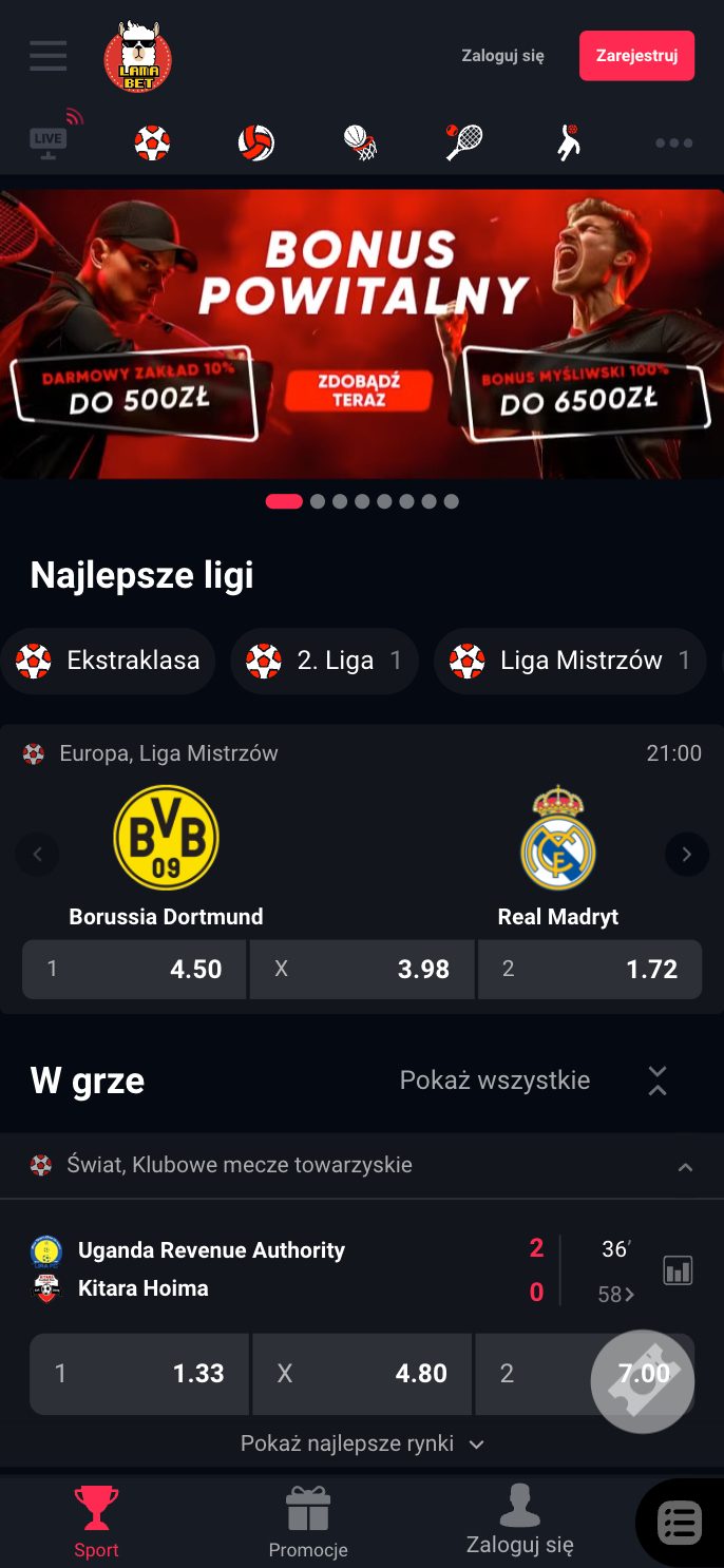 LamaBet Casino Screenshot