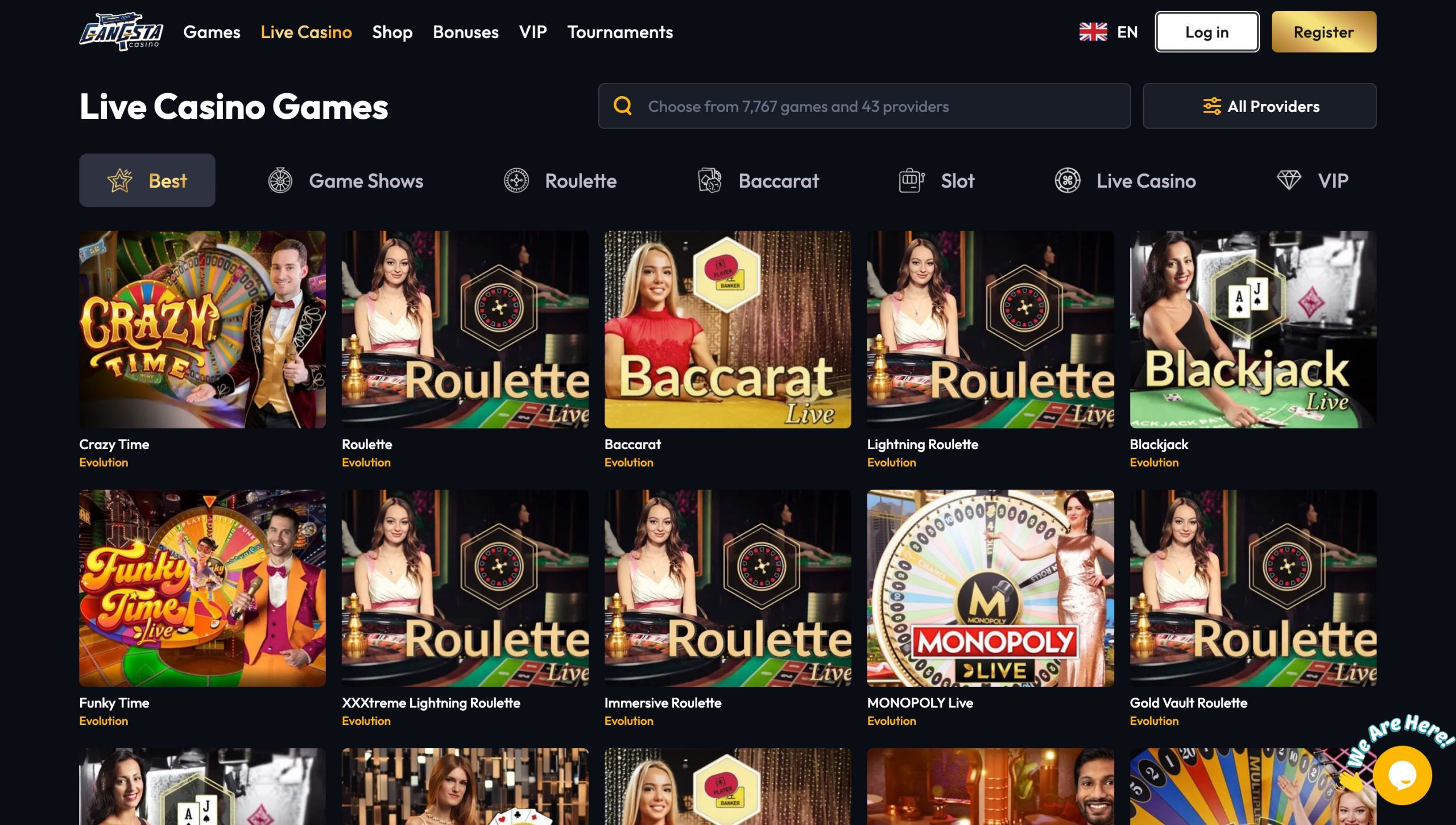 Gangsta Casino Screenshot