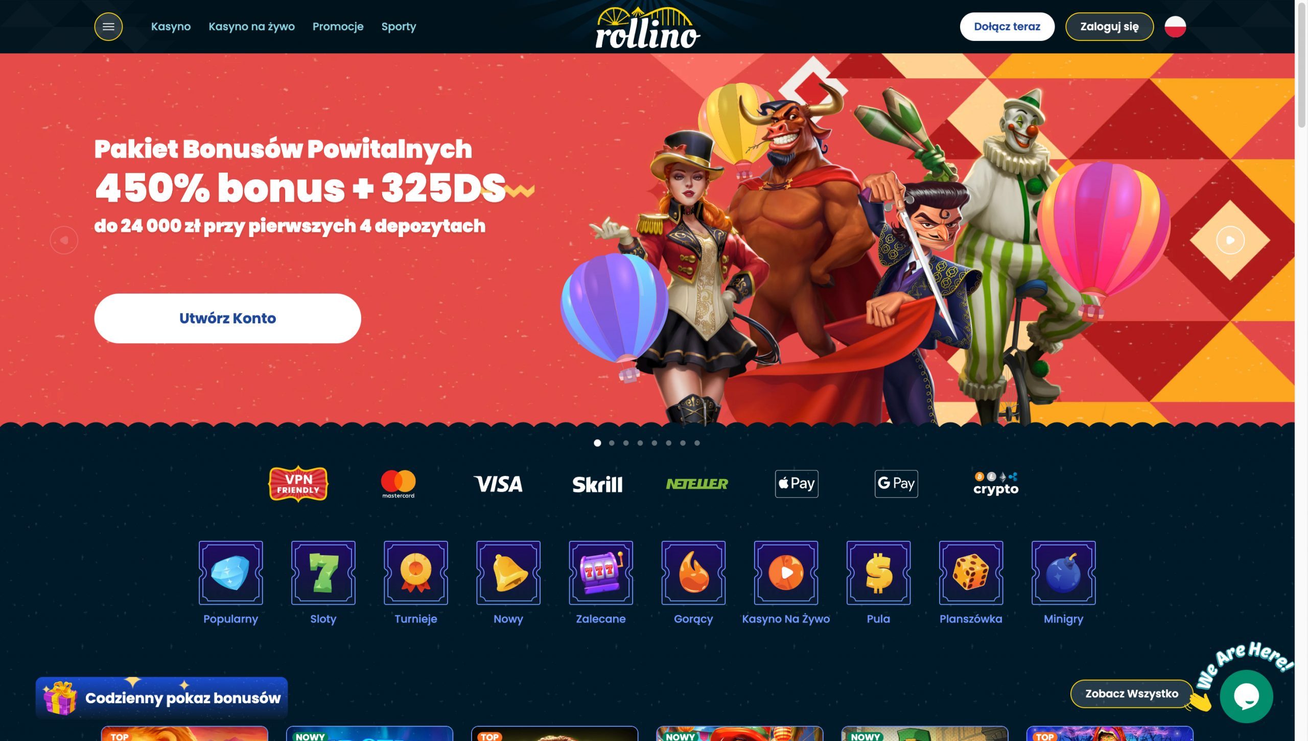 Rollino Casino Screenshot