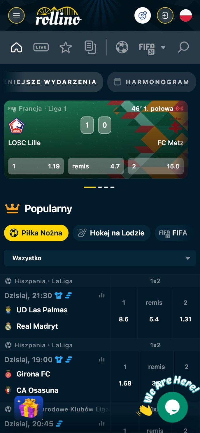 Rollino Casino Screenshot