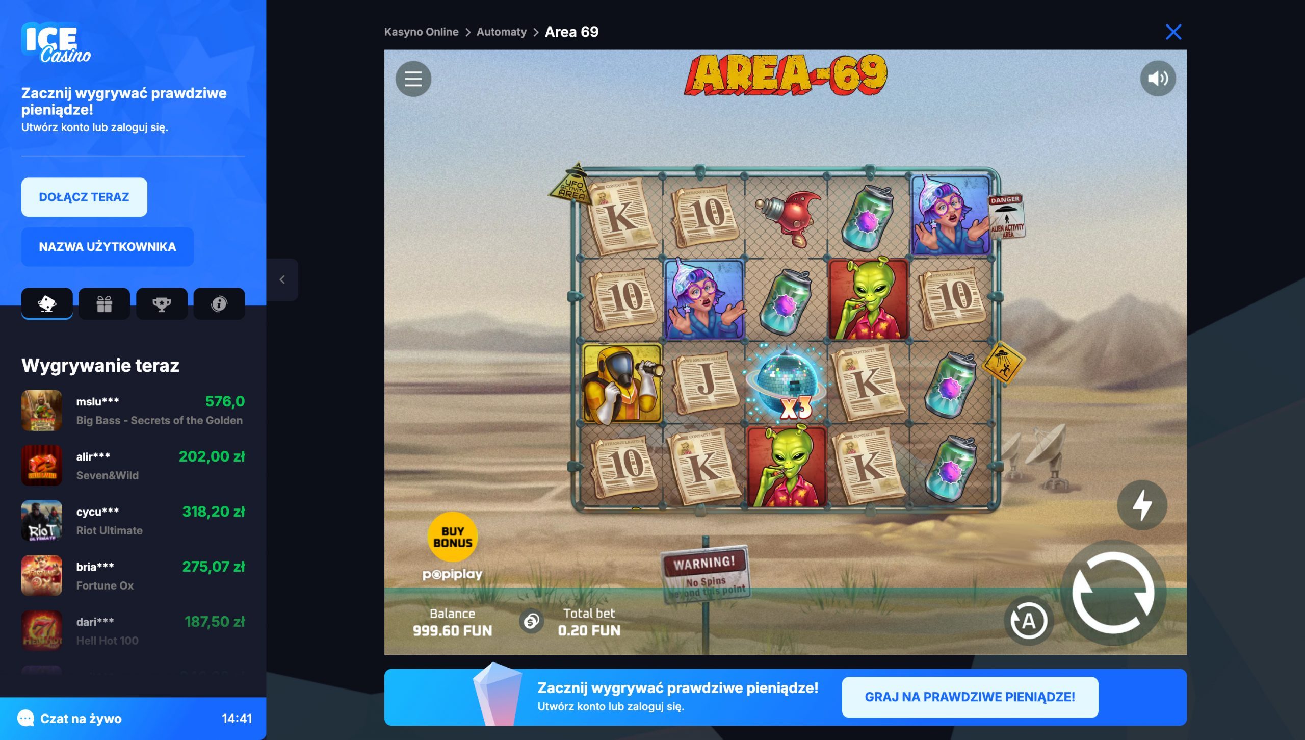 IceCasino Screenshot