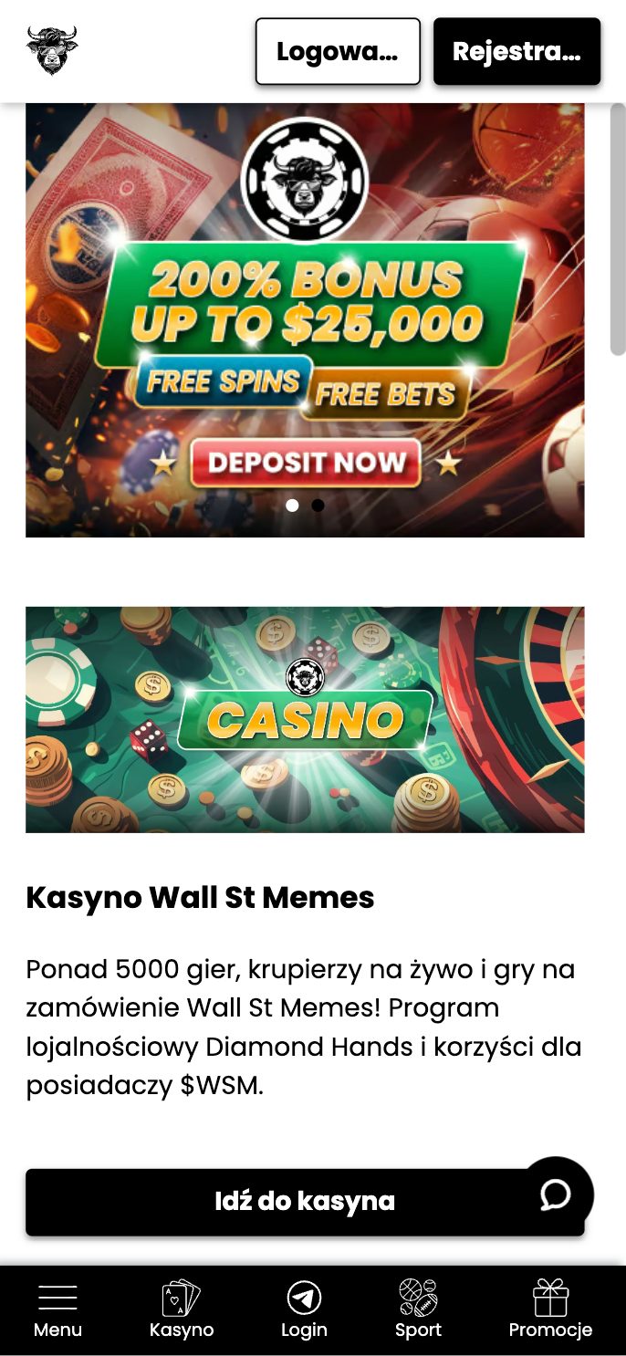 Wall Street Memes Casino Screenshot