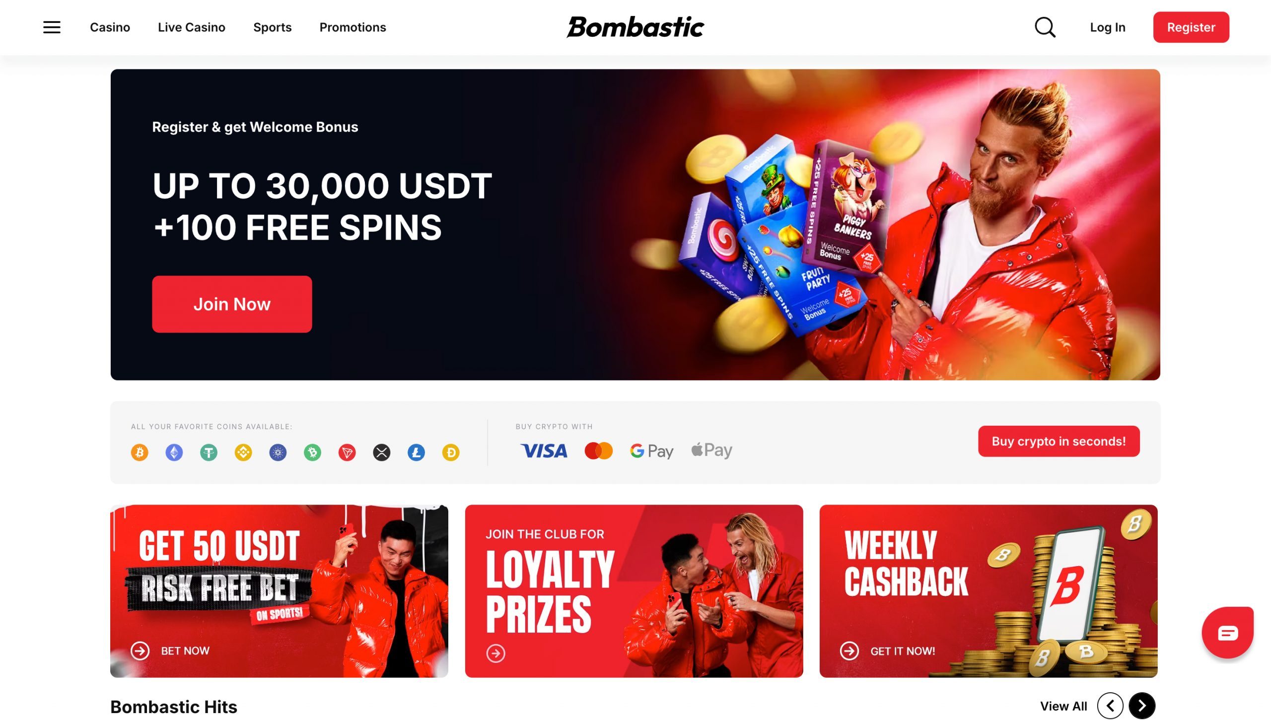 Bombastic Casino Screenshot