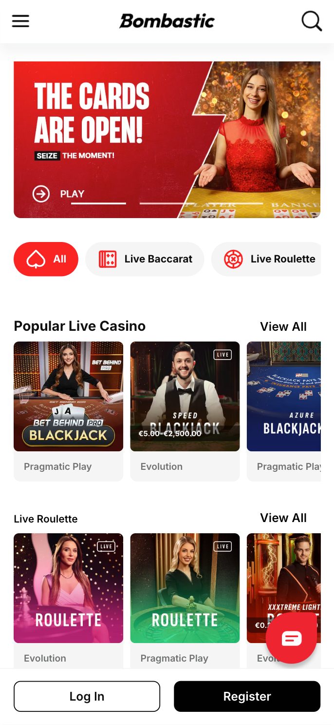 Bombastic Casino Screenshot