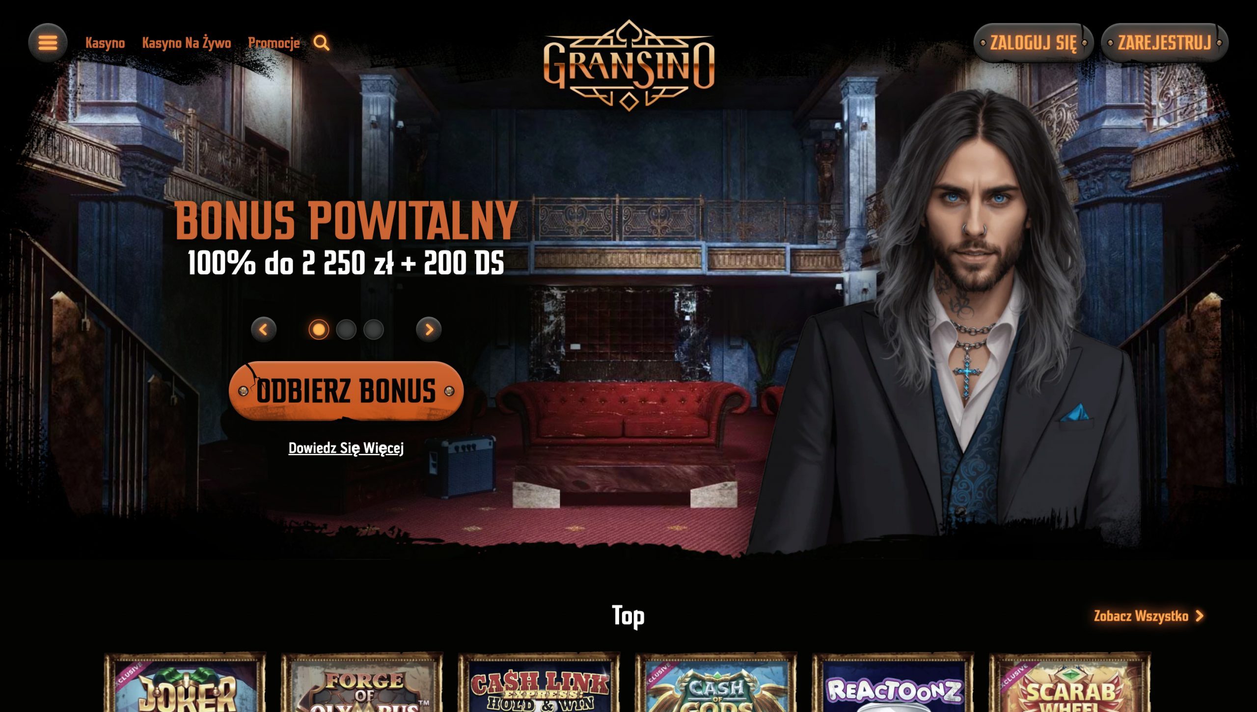 Gransino Casino Screenshot