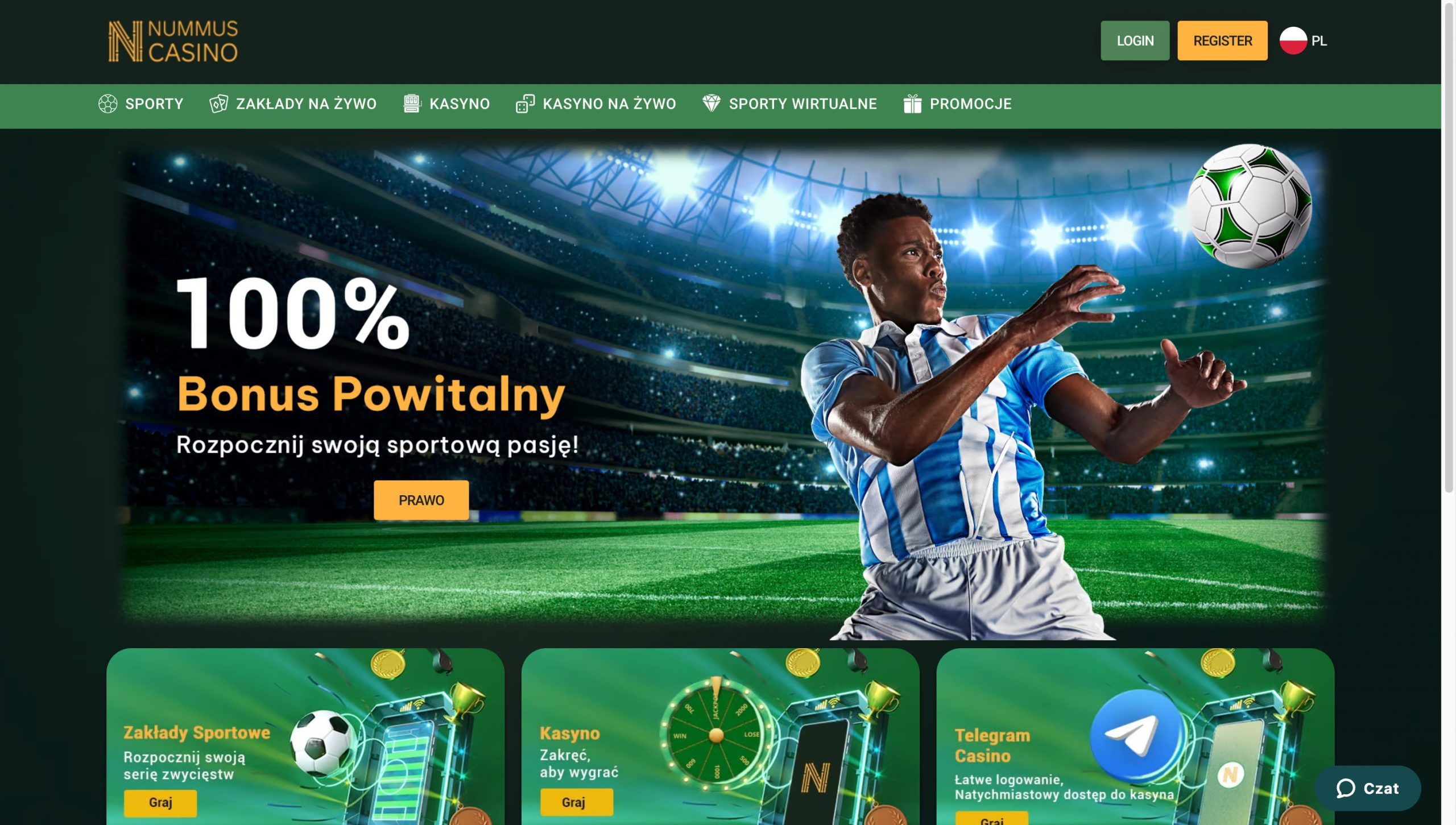 Nummus Casino Screenshot