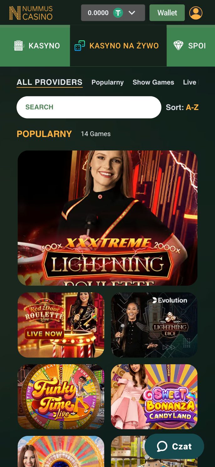 Nummus Casino Screenshot