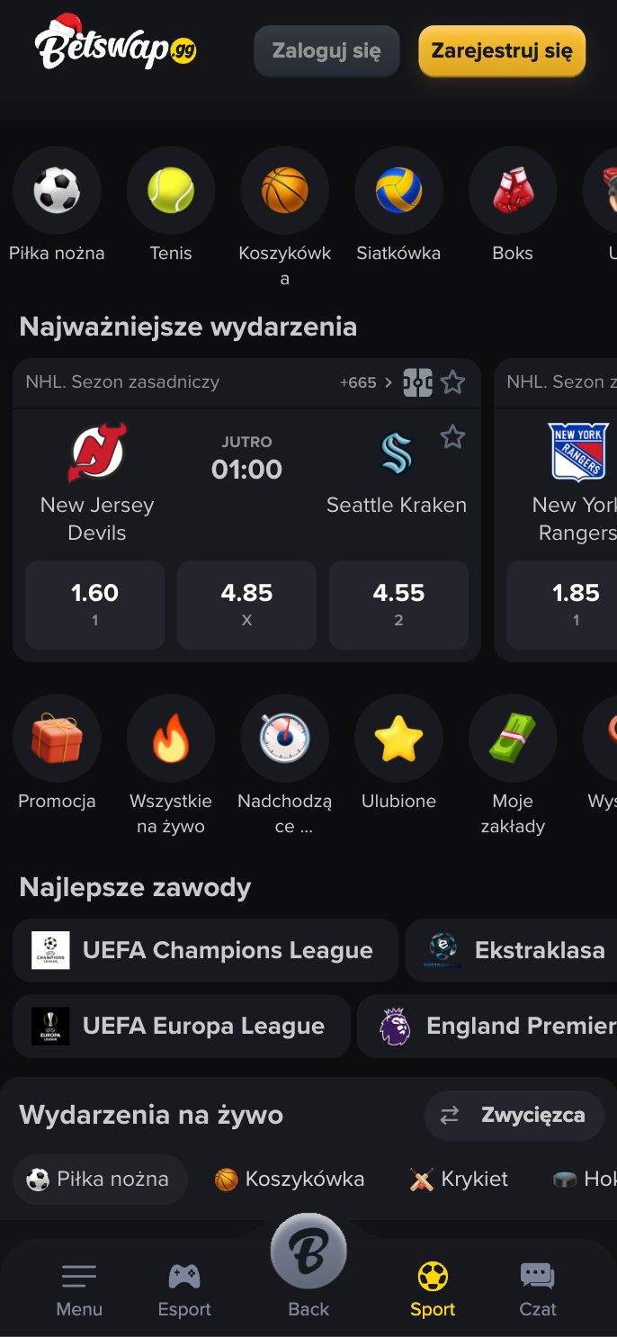 Betswap Casino Screenshot