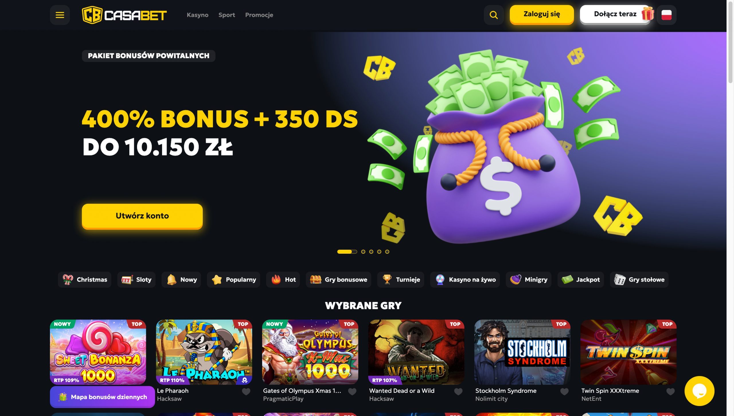 CasaBet Casino Screenshot