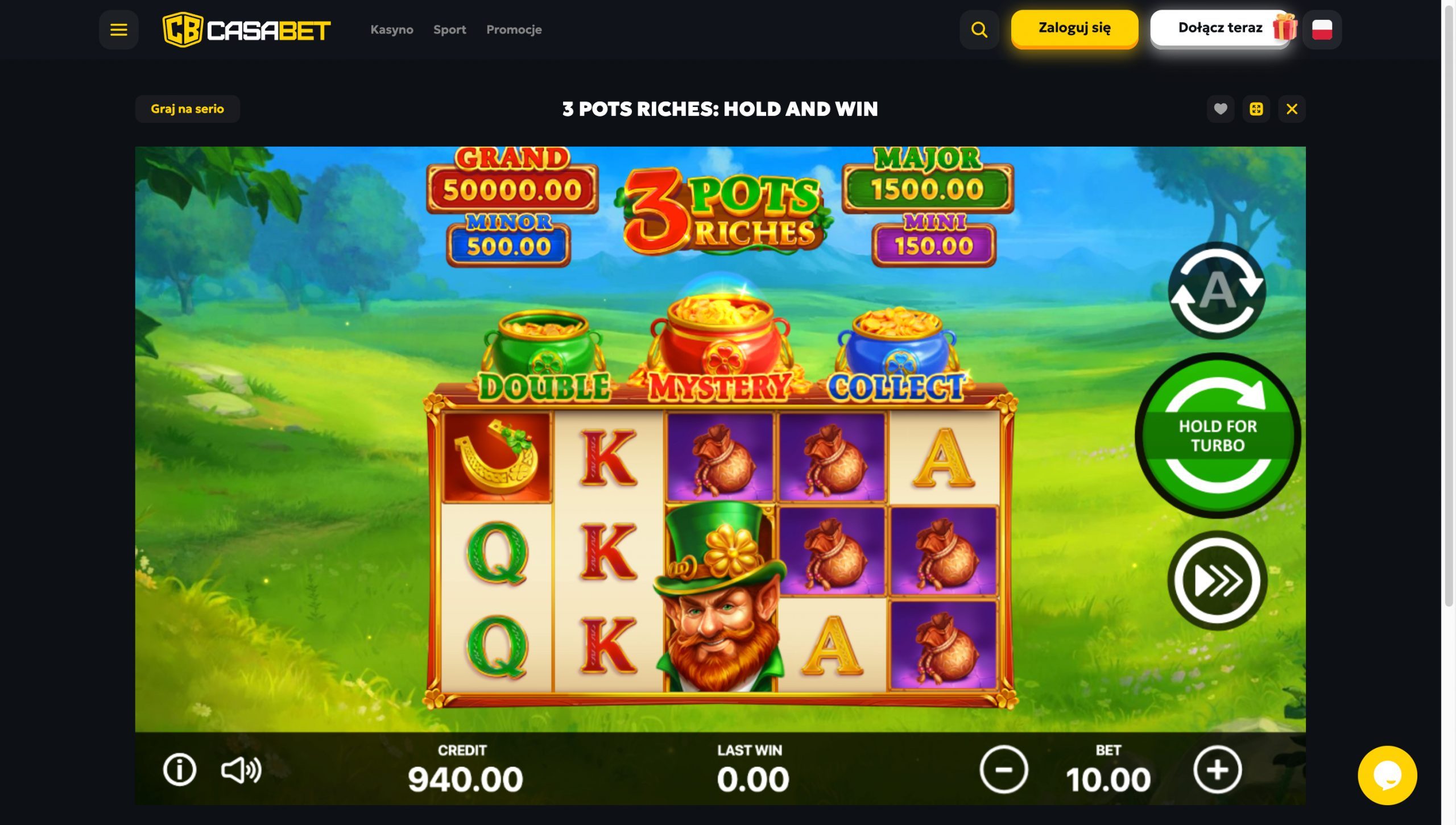 CasaBet Casino Screenshot